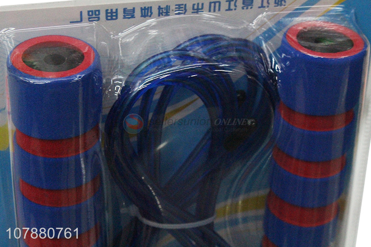 China supplier steel wire weighted speed skipping rope jump rope