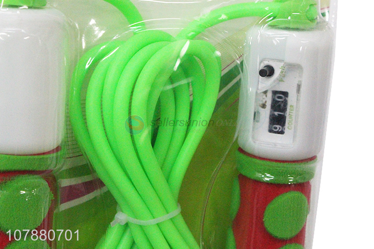 Online wholesale comfort handle pvc jump rope with counter