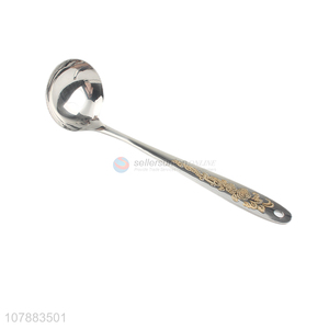 Factory price durable stainless steel soup ladle for sale