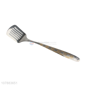 Top sale stainless steel slotted spatula for cooking tools