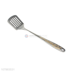 Factory supply durable stainless steel slotted spatula