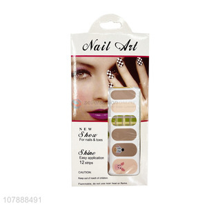 Wholesale cartoon gel nail polish strips for fingernail and toenail