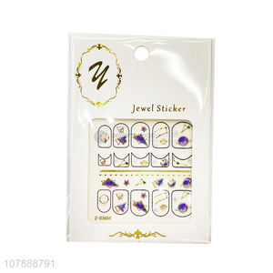 Popular Elegant Nail Art Jewel Sticker For Nail Decoration