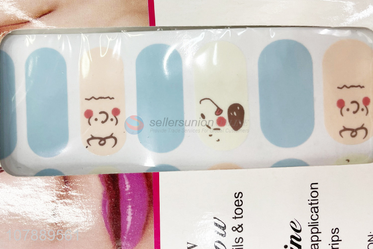 New Design Adhesive Nail Sticker Fashion Nail Decals For Women