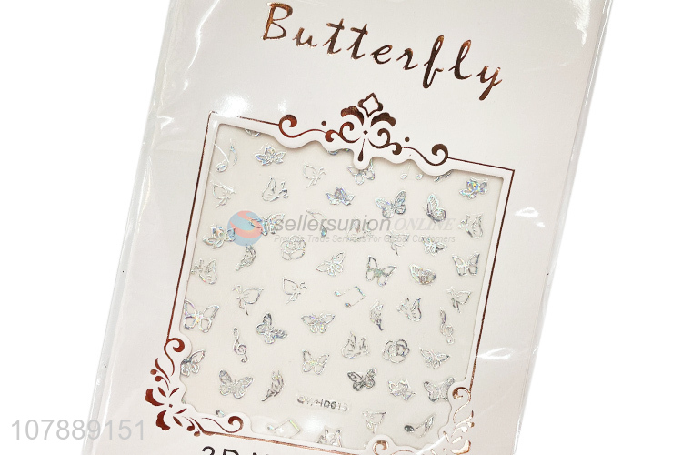 Popular Cute Butterfly Stickers Nail Art Decals For Women And Girls