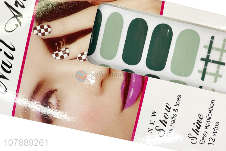 Wholesale Noble Nail Sticker Nail Art Nail Wraps With Good Price