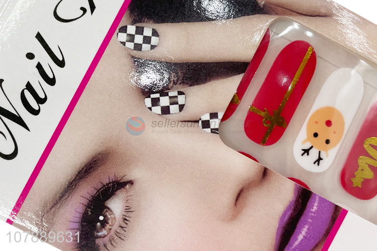 High Quality Christmas Nail Wraps Nail Stickers Decals