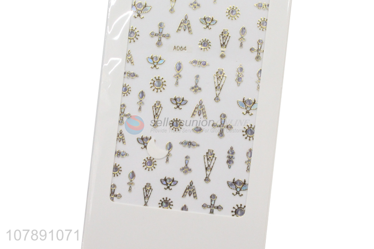 Yiwu wholesale paper creative decorative nail stickers for ladies