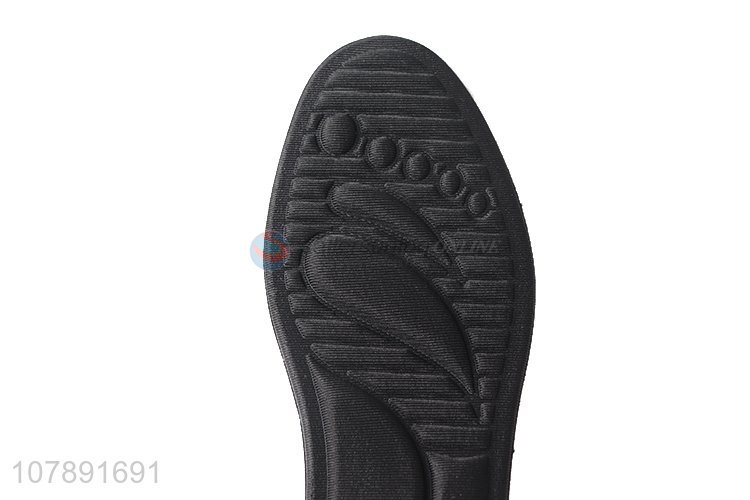 Yiwu wholesale black universal shoe pad running massage insole