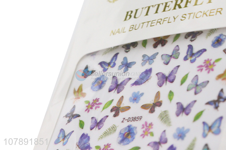 China wholesale colourful art butterfly stickers for sale