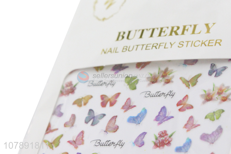 Popular products butterfly nail stickers with top quality