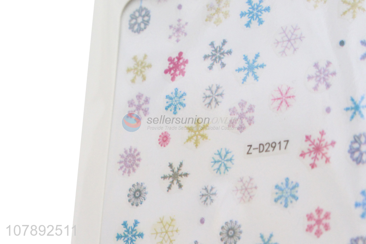 Wholesale from china multicolor paper nail art stickers for lady