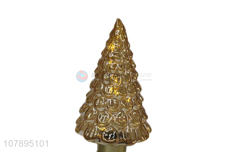 Low price novelty led lights metal art led Christmas table lamp for sale