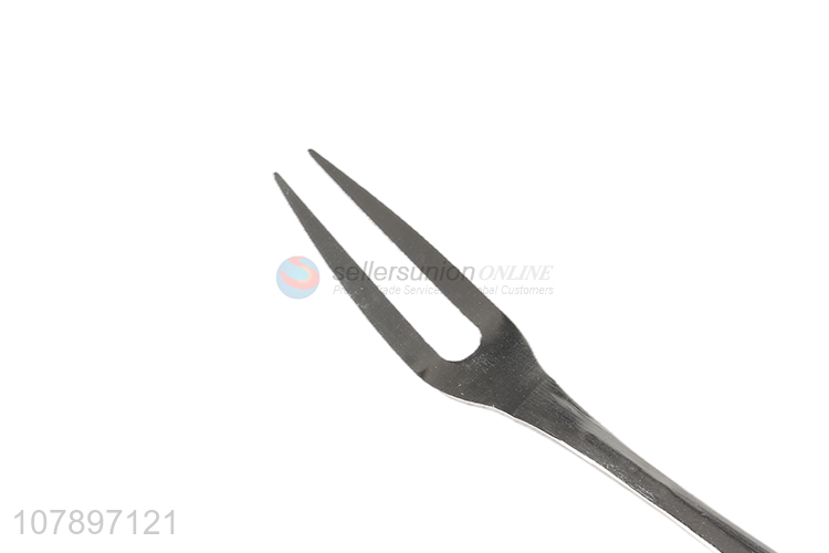 Low price silver stainless steel food-grade meat fork wholesale