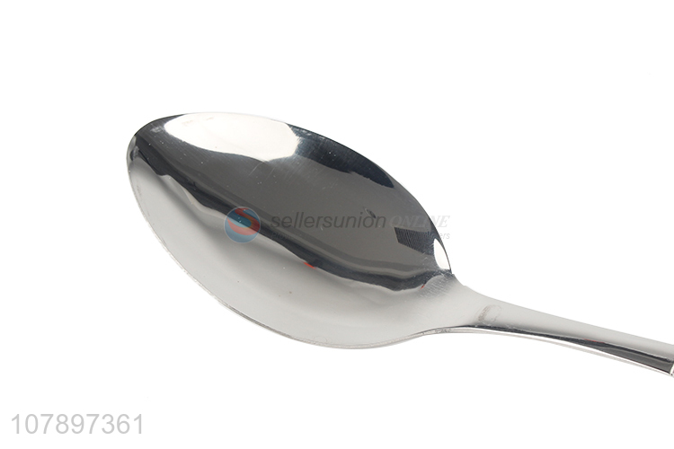 Good wholesale price long handle stainless steel pointed spoon