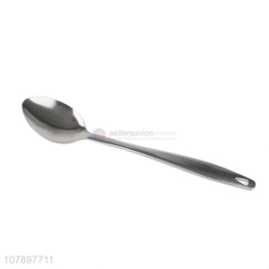 Yiwu wholesale silver stainless steel eating pointed spoon