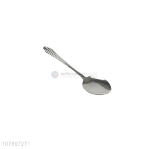 China factory silver stainless steel food grade eating spoon