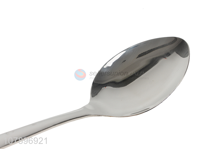 Yiwu wholesale silver stainless steel universal eating spoon