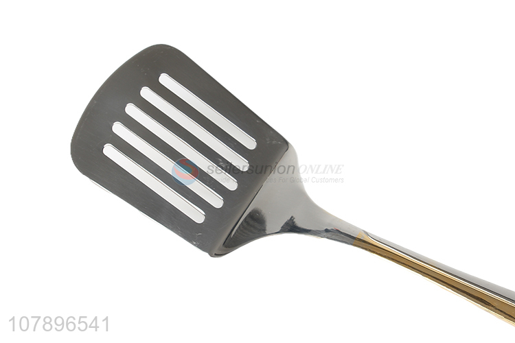 Good price silver inclined handle stainless steel leak shovel