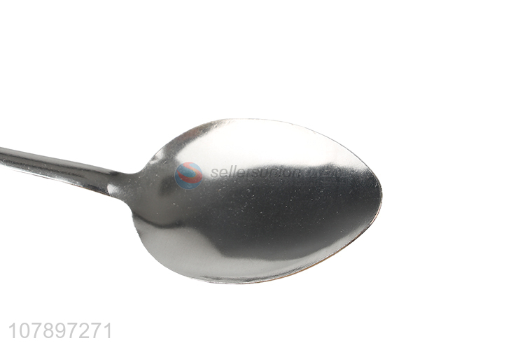 China factory silver stainless steel food grade eating spoon