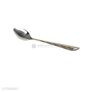 Low price wholesale silver stainless steel universal eating spoon