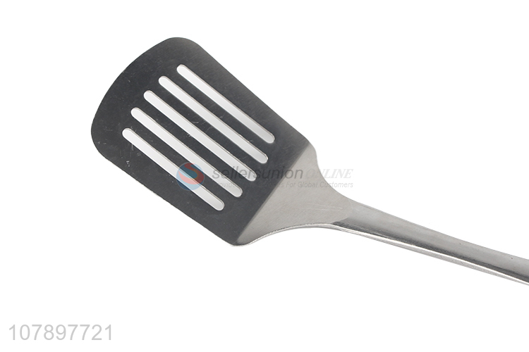 Good wholesale price silver stainless steel household cooking spatula