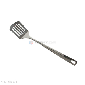 High quality silver stainless steel long handle leak shovel