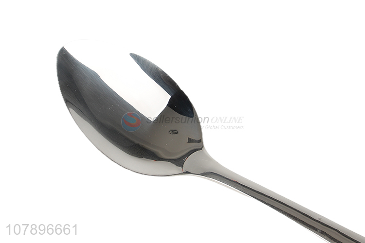 Good price silver stainless steel spoon household kitchenware