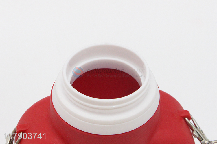 New arrival red large capacity soft silicone cup with cheap price