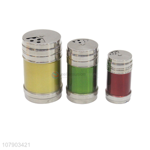 Wholesale from china multicolor stainless steel spice packaging bottl