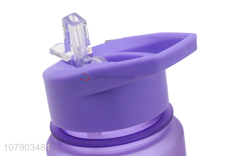 Good selling purple sports plastic water bottle water cup