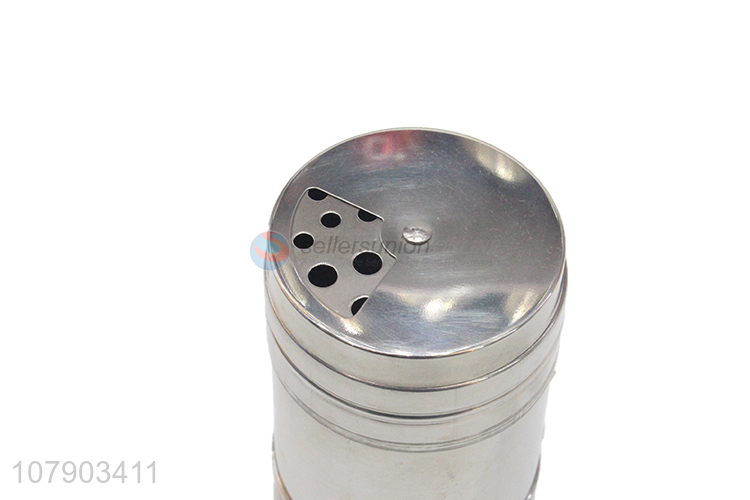 Top quality household stainless steel spice packaging bottle with shaker lid