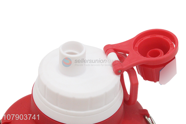 New arrival red large capacity soft silicone cup with cheap price