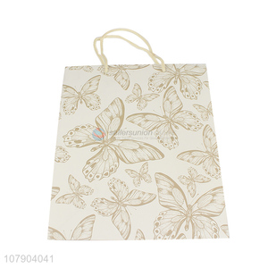 New simple butterfly paper printing packaging bag gift bag