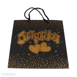 Good <em>wholesale</em> price golden laser hot stamping holiday <em>gift</em> bag