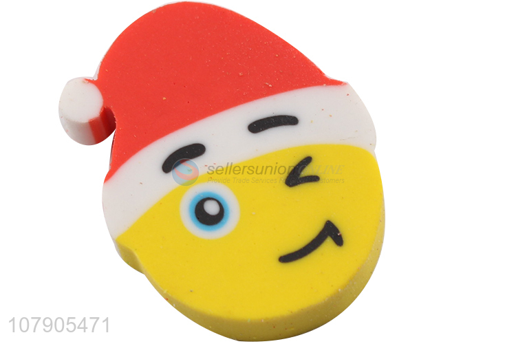 Cartoon Christmas Printing Erasers Cute Eraser For Office