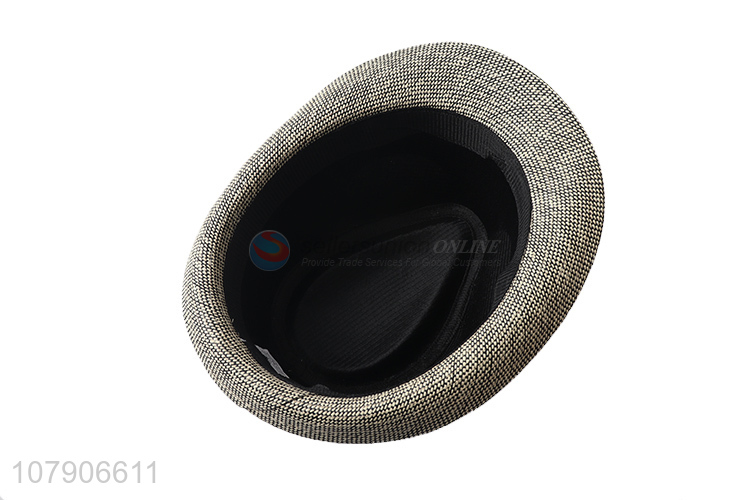 Wholesale men paper straw hat holiday vacation fedora panama hat sunhat