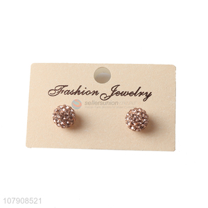 Fashion style delicate design women stud earrings jewelry for sale