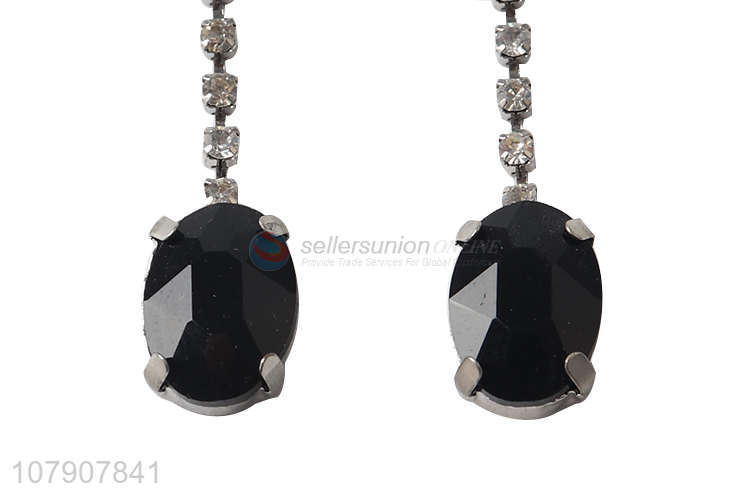 Popular products black drop earrings for women jewelry