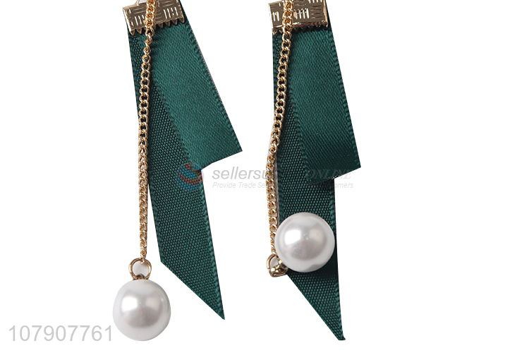 Factory direct sale heart shape jewelry earrings with pearls