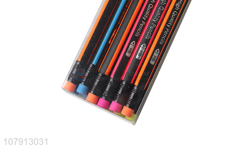 Yiwu wholesale HB pencil exam drawing pencil with eraser