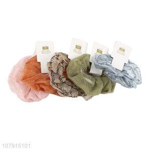 Promotional Hairscrunchies Elastic Hair Rope Hair Ring For Ladies