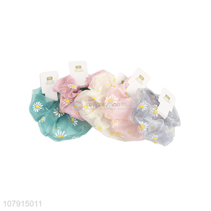 Fashion Design Colorful Hair Ring Hairscrunchies