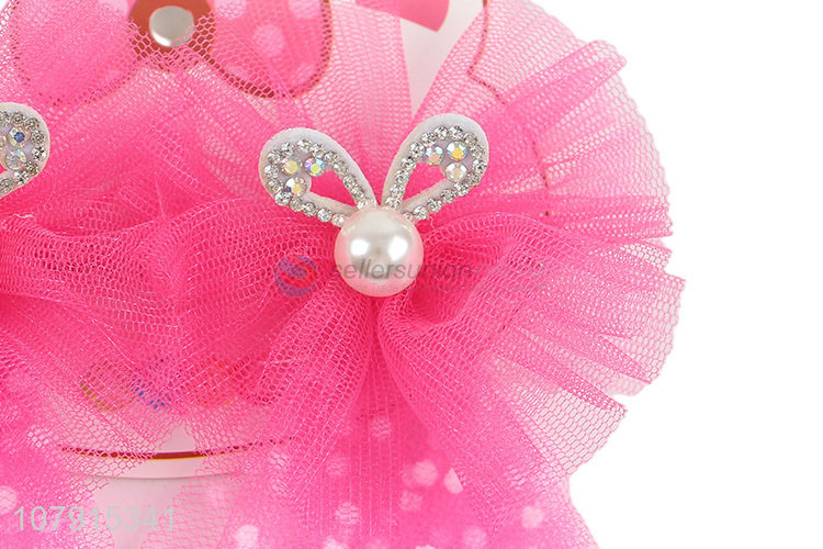 New Product Rabbit Ear Pearl Hair Clip Baby Girls Hair Accessory