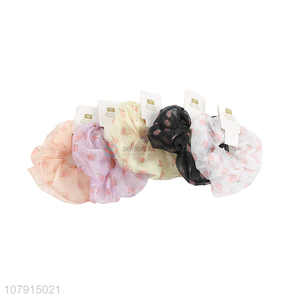 Best Price Strawberry Pattern Hair Rope Hairscrunchies