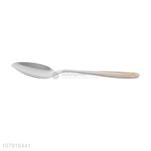 China wholesale durable silver stainless steel dinnerware spoon