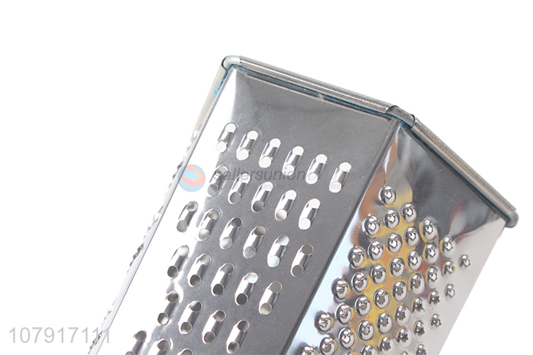 Good quality 4sides durable stainless steel vegetable food grater