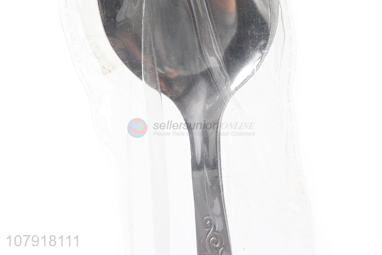 Hign quality silver stainless steel eating spoon