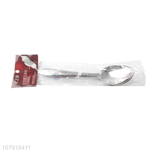 Low price wholesale silver stainless steel eating spoon