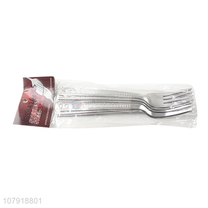 Factory direct sale silver stainless steel western steak fork